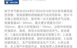 逐宁天气预报，逐宁天气预报大英