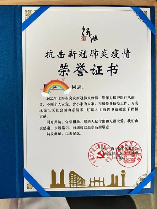 疫情防控个人荣誉证书，疫情防控先进个人证书模板-第6张图片-德宏生活网