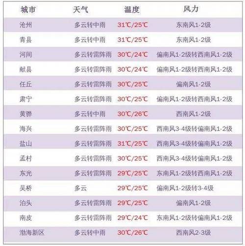 沧州明天天气预报_沧州明天天气预报查询-第3张图片-德宏生活网
