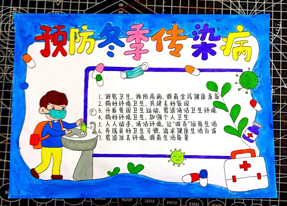 抗疫情手抄报防控疫情，抗疫情手抄报 抗击疫情模板-第3张图片-德宏生活网