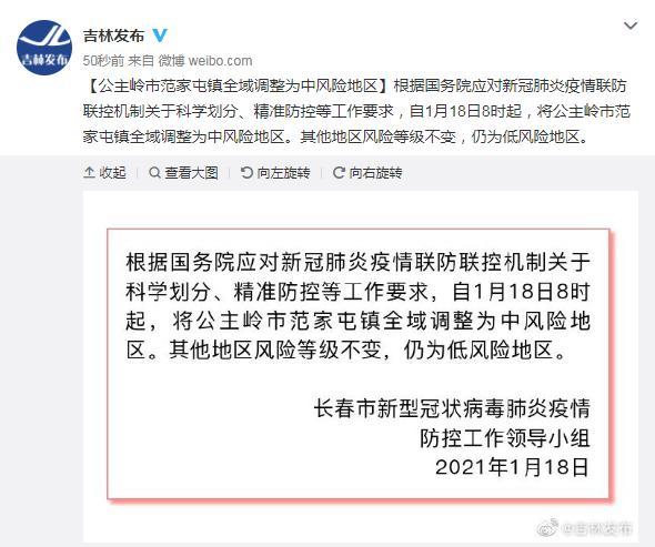 全国疫情吉林疫情等级_吉林疫情等级风险查询-第1张图片-德宏生活网